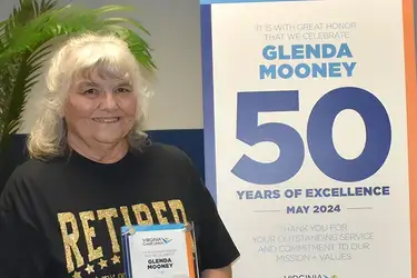 Glenda Mooney celebrates 50 years with VACU